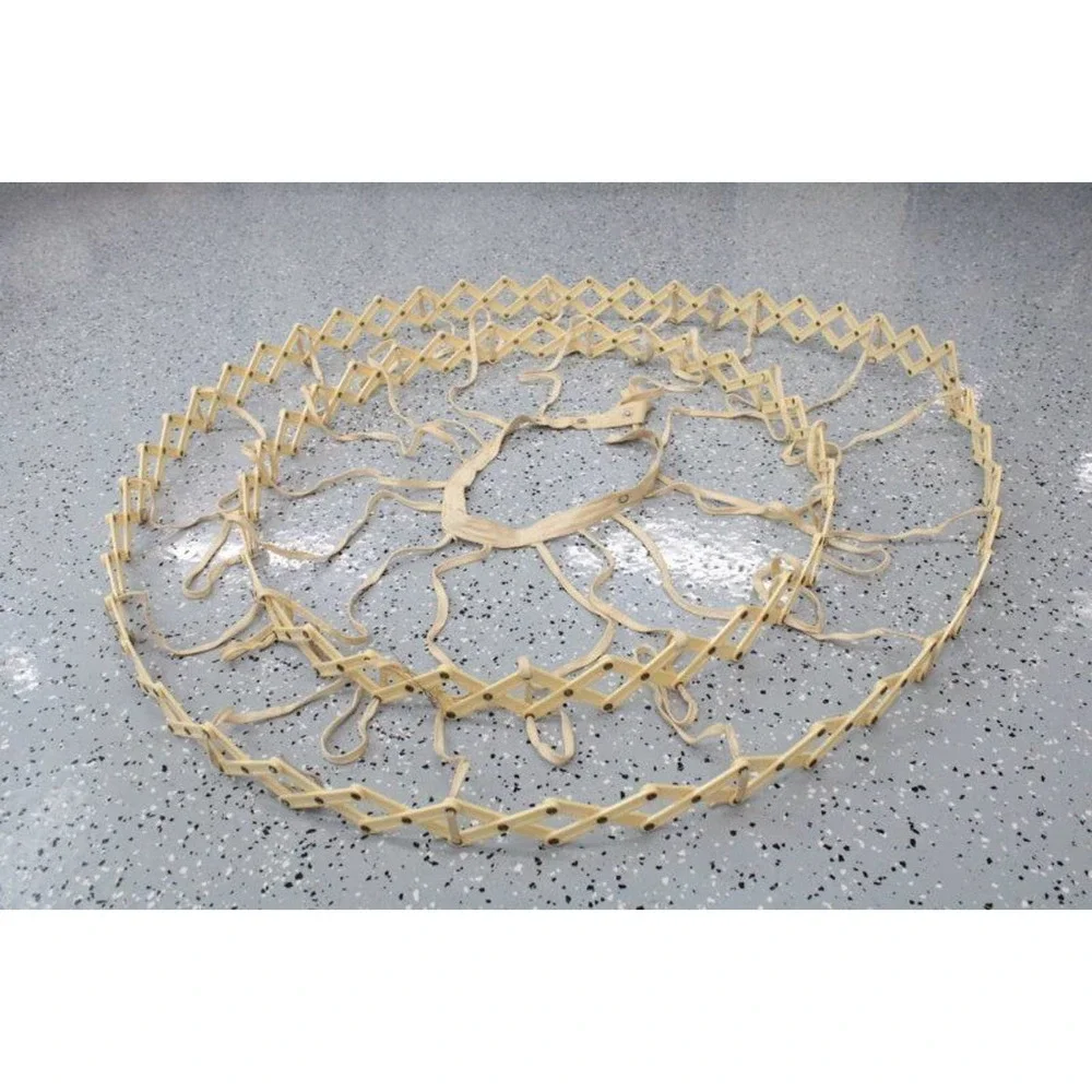 Vintage Collapsible Hoop Skirt Caged Crinoline Frame Belle O' the Ball with Case - Picture 10 of 17